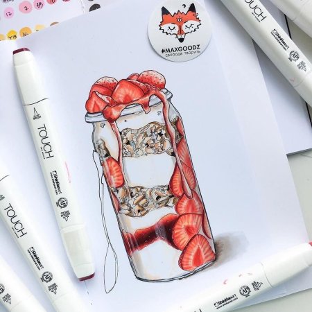Мини рисунки маркерами
