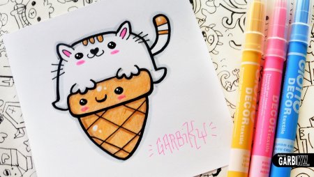 Рисунки спиртовыми маркерами легкие для срисовки