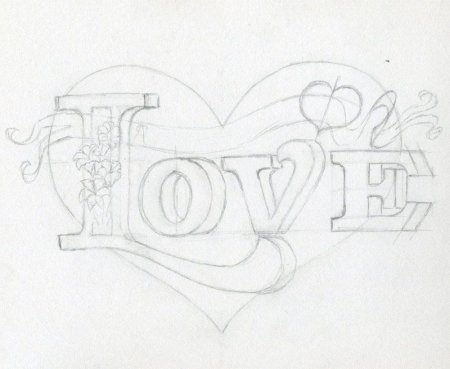 Надписи карандашом