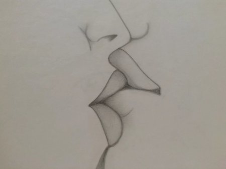 Рисунки простым карандашом про любовь