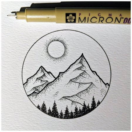 Идеи для рисования лайнером