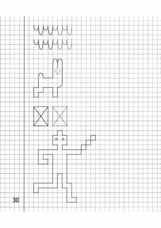 Схемы по клеточкам в тетради