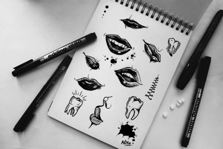 Рисунки для скетчбука черной ручкой