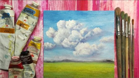 Рисование акриловыми красками для детей