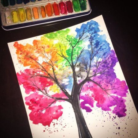 Срисовки красками