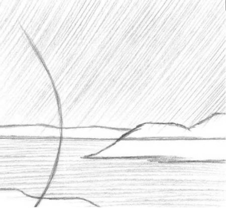 Пейзаж карандашом для начинающих