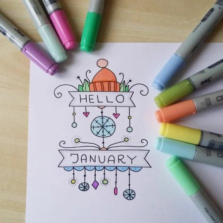 Картинки фломастерами