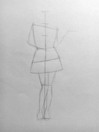 Девушки для рисования в полный рост