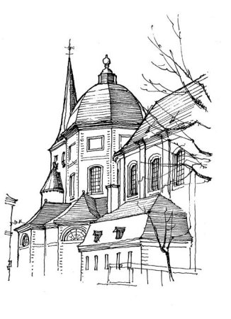 Архитектурные сооружения рисунок легко