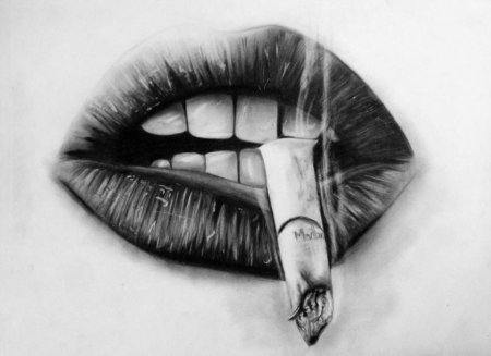Рисунки чёрно белые девушки
