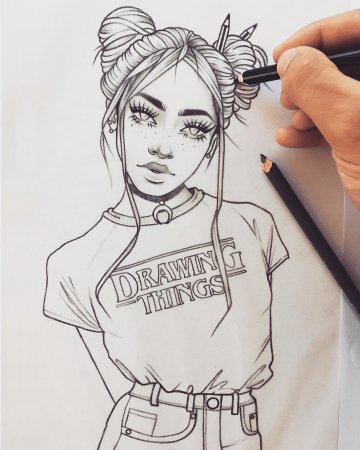 Рисунки для срисовки Эстетика