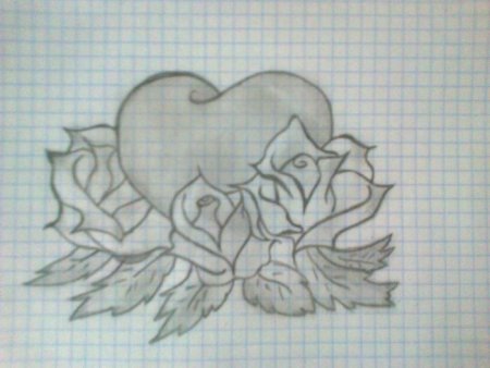 Рисунки красивые на альбомном листе