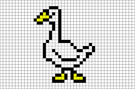 Рисунки по клеточкам для начинающих