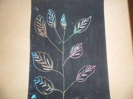 Граттаж для детей начинающих