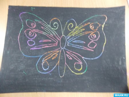 Техника рисования граттаж в детском саду