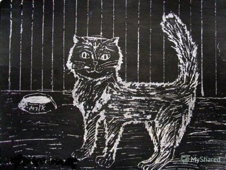 Граттаж техника рисования