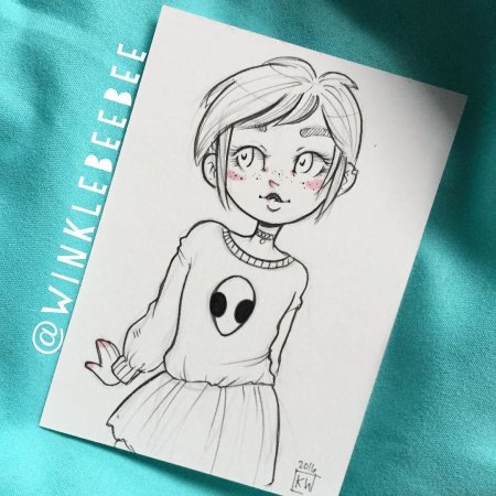 Лёгкие рисунки для скетчбука карандашом