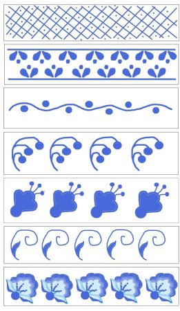 Узоры Гжель для детей