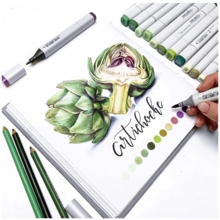 Скетчи маркерами SKETCHMARKER