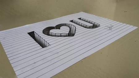 3d рисунки карандашом для начинающих