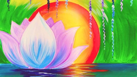 Любой рисунок красками