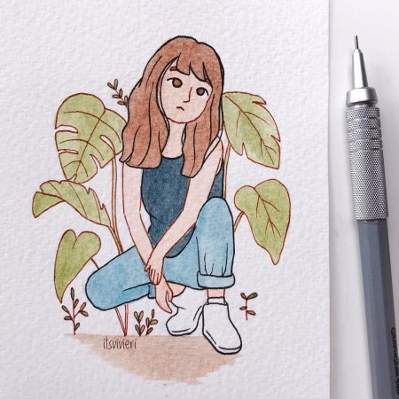 Рисование в скетчбуке