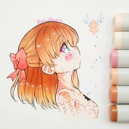 Рисунки для скетчбука прически