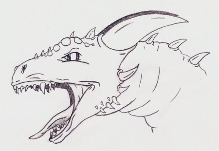 Рисунки драконов для срисовки