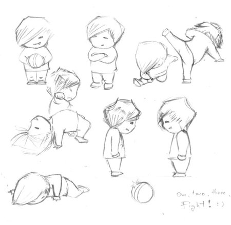 Наброски рисунков карандашом для срисовки