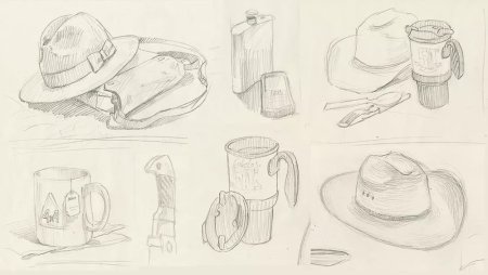 Портрет в профиль карандашом