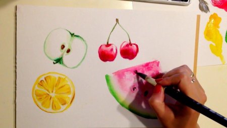 Рисование красками легко