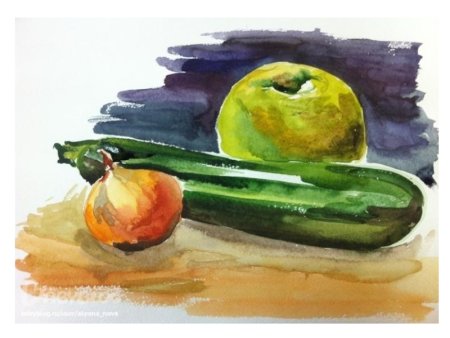 Поэтапное рисование натюрморта для детей