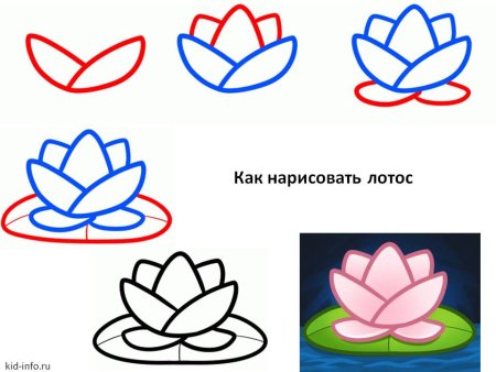 Поэтапное рисование цветов
