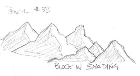 Пейзажи для срисовывания карандашом