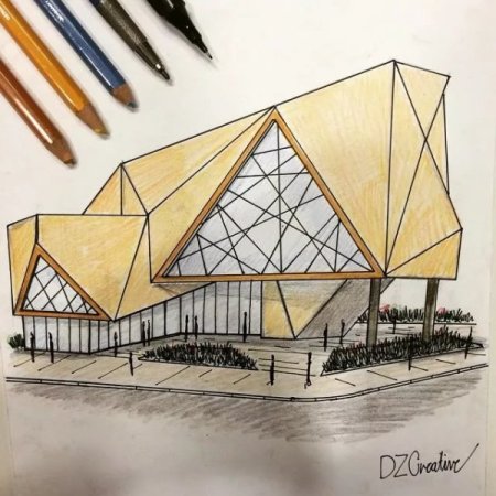 Современная архитектура карандашом