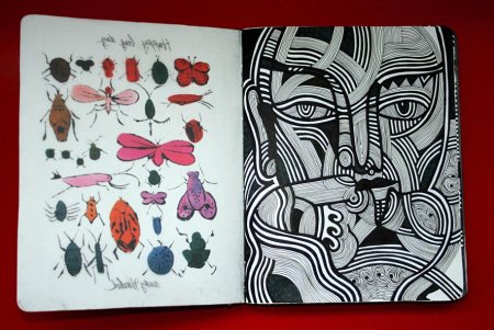 Инди КИД скетчбук в стиле