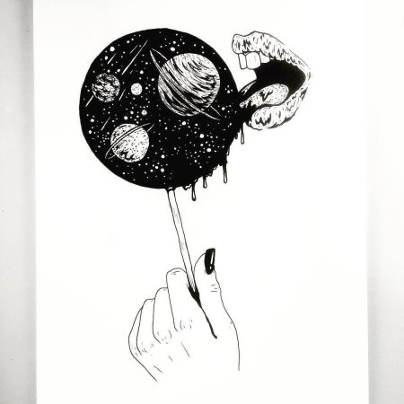 Мелкие рисунки карандашом для скетчбука