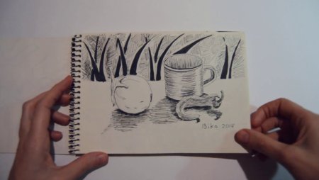 Рисование тела скетчбук