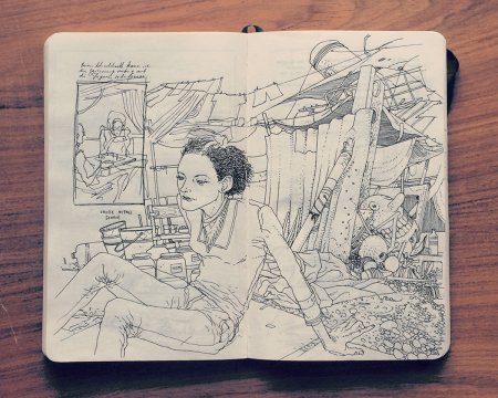 Дудлинг Ловец снов