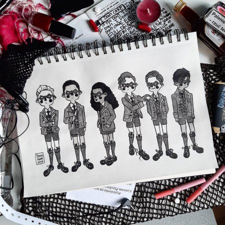 Лёгкие рисунки для скетчебука