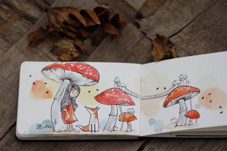 Маленькие рисунки для скетчбука