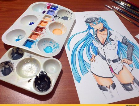 Краски для рисования аниме