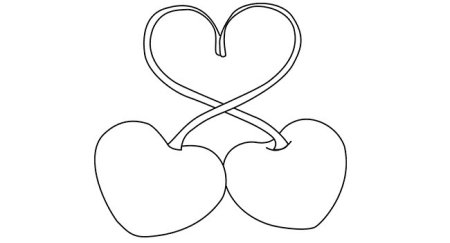 Рисунки для срисовки Вишенки