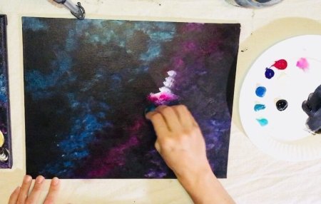 Рисунки собак гуашью