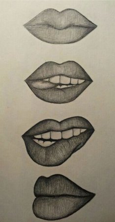 Губы рисунок