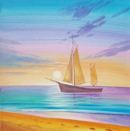 Море рисунок