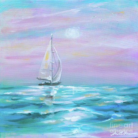 Морской пейзаж легкий