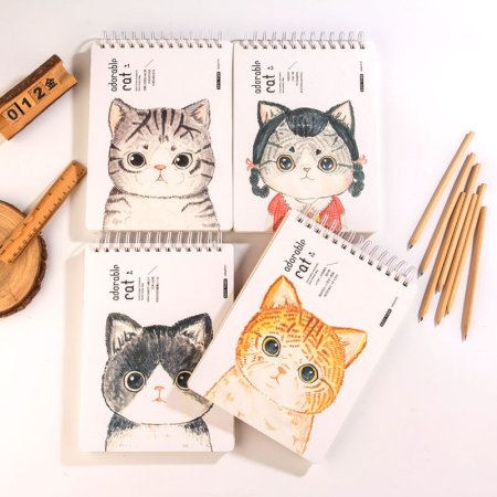 Рисунки для скетчбука котики