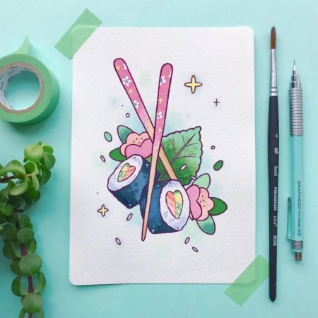 Рисунки для срисовки фломастерами