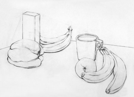 Натюрморт из линий